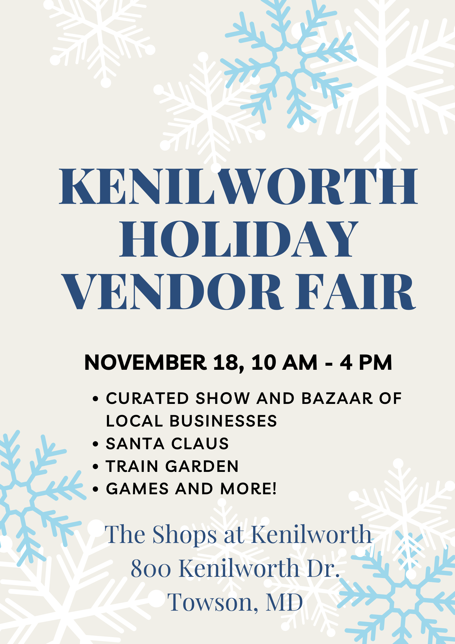 Kenilworth Vendor Fair The Shops at Kenilworth